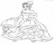 Coloriage disney princesse 73