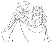aurore princesse 16 dessin à colorier