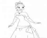 disney princesse 218 dessin à colorier