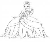 Coloriage disney princesse 24 dessin