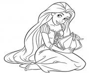 princesse raiponce 18340 dessin à colorier