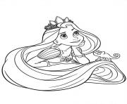 princesse raiponce 18529 dessin à colorier