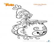 Coloriage Trollex King of Techno Trolls 2 dessin