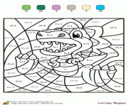 Coloriage magique 146 dessin