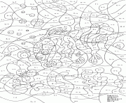 Coloriage magique ce2 ce1 soustraction 1