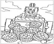 Coloriage Ruben Rubble le bulldog anglais de la Pat Patrouille dessin
