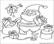 Coloriage pere noel 2 dessin