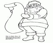 Coloriage le pere noel dans une boule de neige dessin