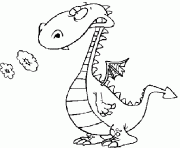 dragon 128 dessin à colorier