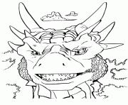 dragon 232 dessin à colorier