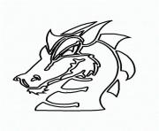 dragon 240 dessin à colorier