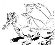 dragon 249 dessin à colorier