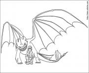 Coloriage dragon 137 dessin