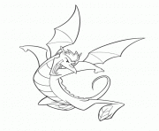 dragon 82 dessin à colorier