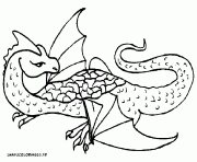 Coloriage dragon krokmou dessin