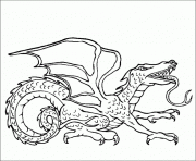 dragon 198 dessin à colorier