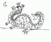 dragon 226 dessin à colorier