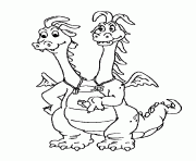 dragon 39 dessin à colorier