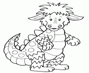 dragon facile maternelle dessin à colorier