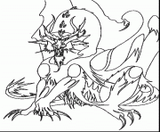 dragon 9 dessin à colorier