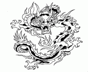 dragon chinois 6 dessin à colorier