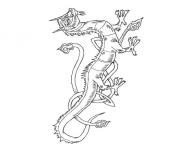 dragon 27 dessin à colorier