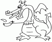 dragon 250 dessin à colorier