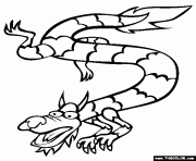 dragon 297 dessin à colorier