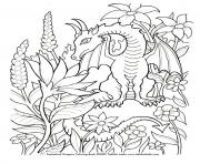 dragon 234 dessin à colorier