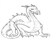 dragon 26 dessin à colorier