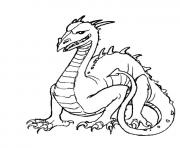 dragon 129 dessin à colorier