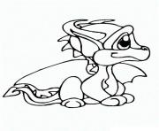 dragon 214 dessin à colorier