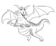 Coloriage dragon a colorier 4 dessin