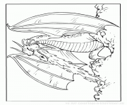 dragon 182 dessin à colorier