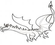 Coloriage dragon dessin 5 dessin