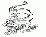 dragon 88 dessin à colorier