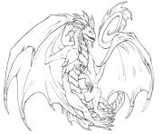 Coloriage dragon 11 dessin