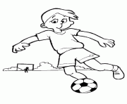 footballeur foot foot dessin à colorier