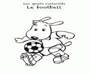 Coloriage footballeur foot foot dessin