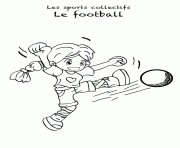 Coloriage footballeur foot tir dessin