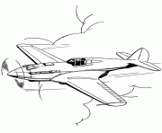 avion de guerre 8 dessin à colorier