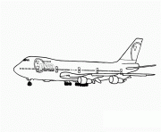 avion 46 dessin à colorier