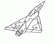 Coloriage avion de chasse 32 dessin