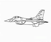 avion de guerre 31 dessin à colorier