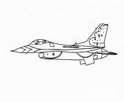 Coloriage avion boeing dessin