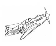 Coloriage avion 84 dessin