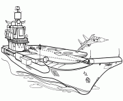 Coloriage avion boeing facile dessin