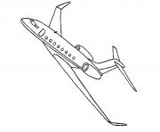 avion 135 dessin à colorier