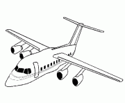 avion 41 dessin à colorier