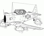 Grumman Avenger dessin à colorier